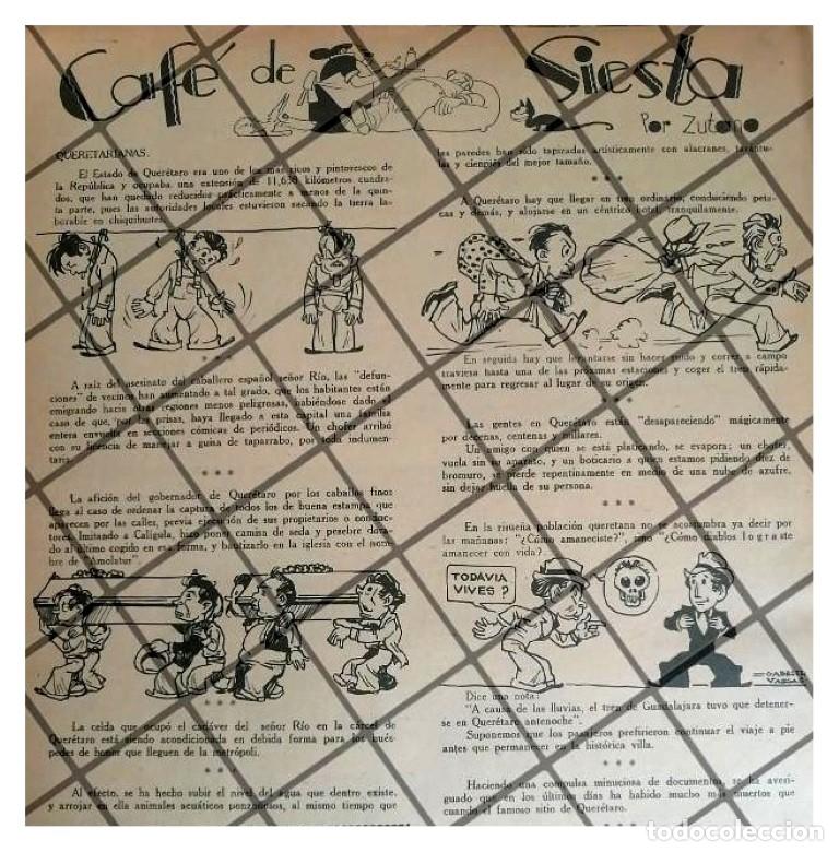Collectionnisme d'affiches: TIRA COMICA ANTIGUA DE GABRIEL VARGAS 1934