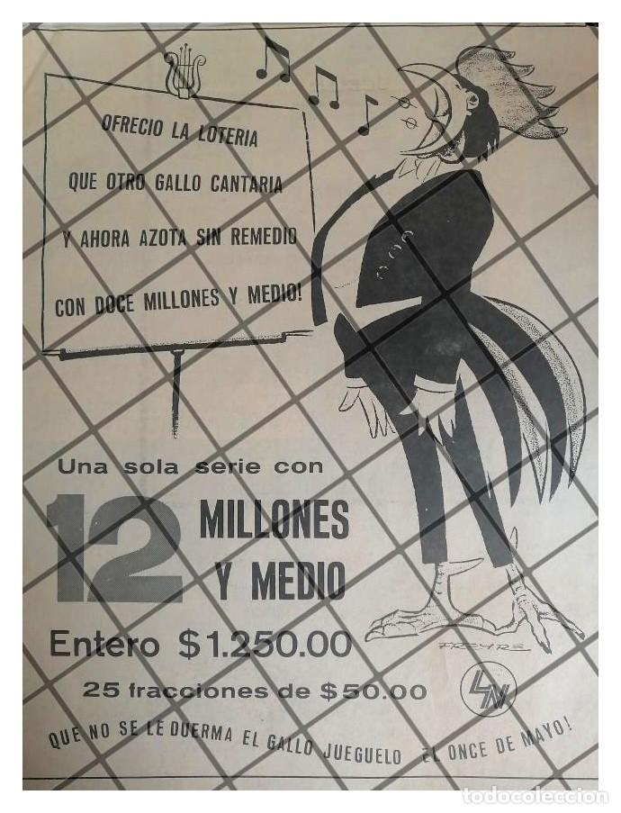 Sammeln von Plakaten: AFICHE PUBLICITARIO RETRO LOTERIA NACIONAL 1967 /234