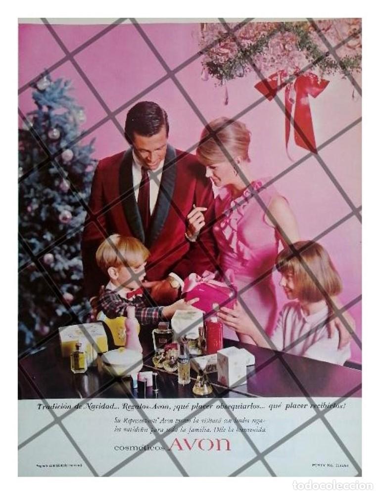Coleccionismo de carteles: CARTEL PUBLICITARIO RETRO COSMETICOS AVON 1964 /11
