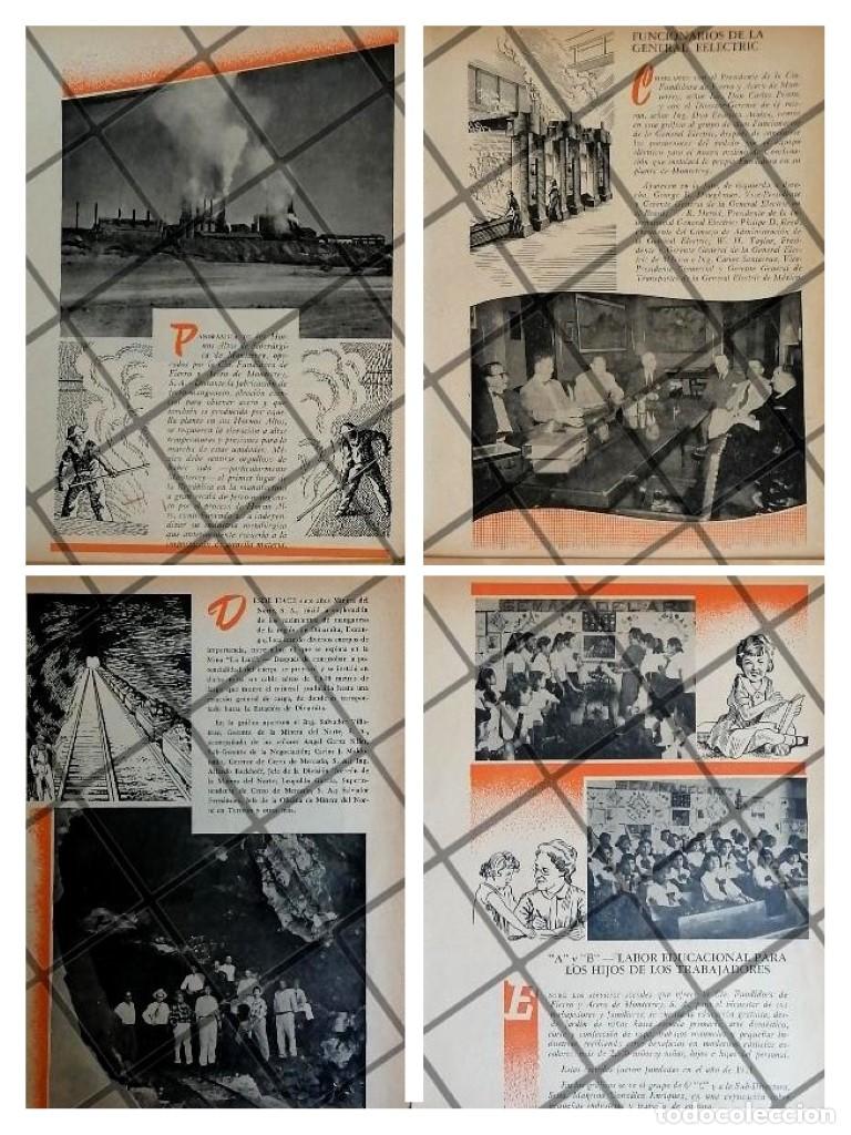 Sammeln von Plakaten: 4 AFICHES RETRO FUNDIDORA MONTERREY 1955