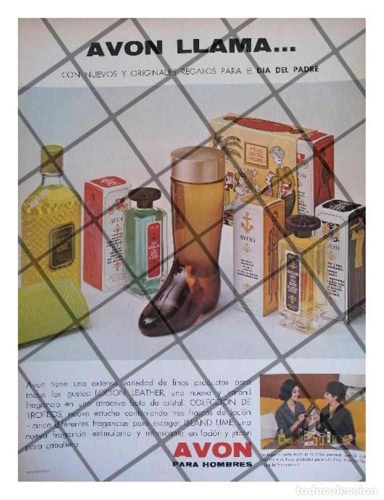 Coleccionismo de carteles: CARTEL PUBLICITARIO RETRO COSMETICOS AVON 1967 /21