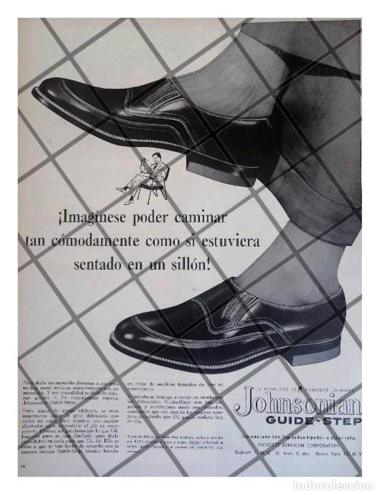 Sammeln von Plakaten: CARTEL PUBLICITARIO RETRO. ZAPATOS JOHNSONIAN 1956 -3