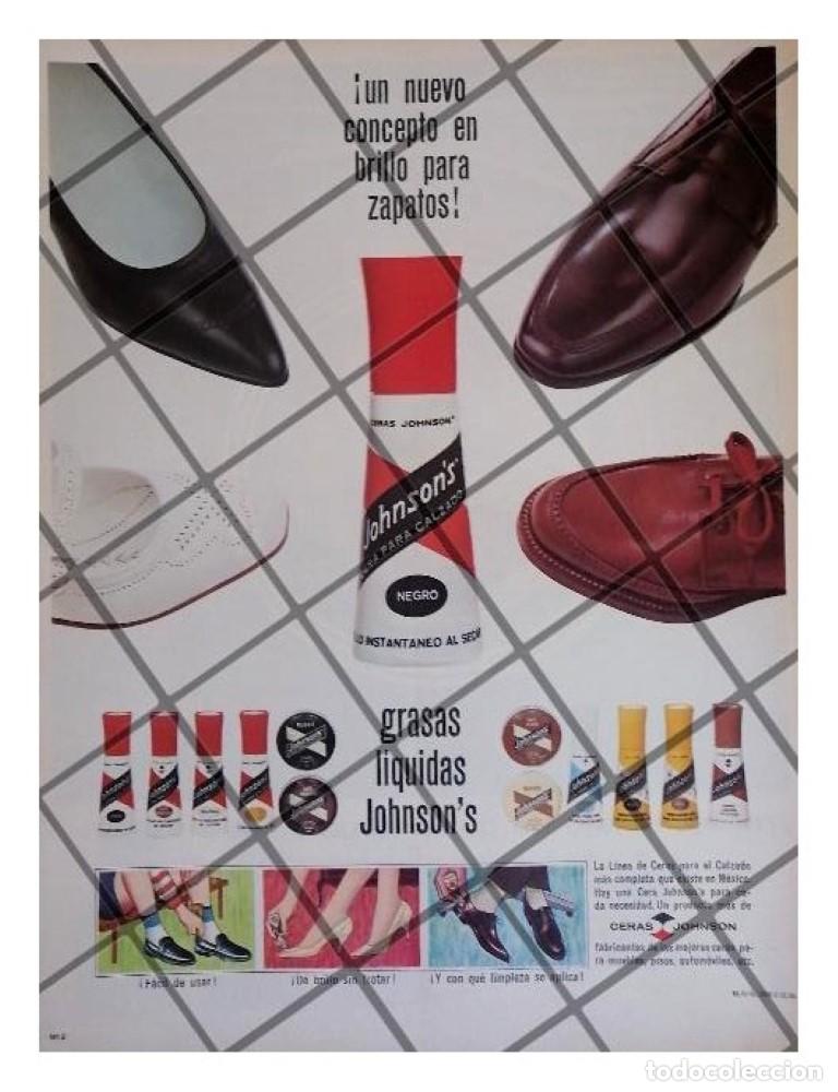 Sammeln von Plakaten: CARTEL PUBLICITARIO RETRO. CERA LIQUIDA JOHNSON&acute;S 1964