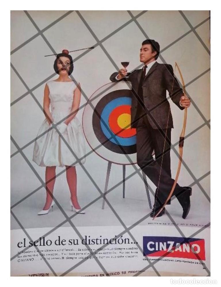 Sammeln von Plakaten: CARTEL PUBLICITARIO RETRO VINOS CINZANO Y GULLERMO MURRAY 9