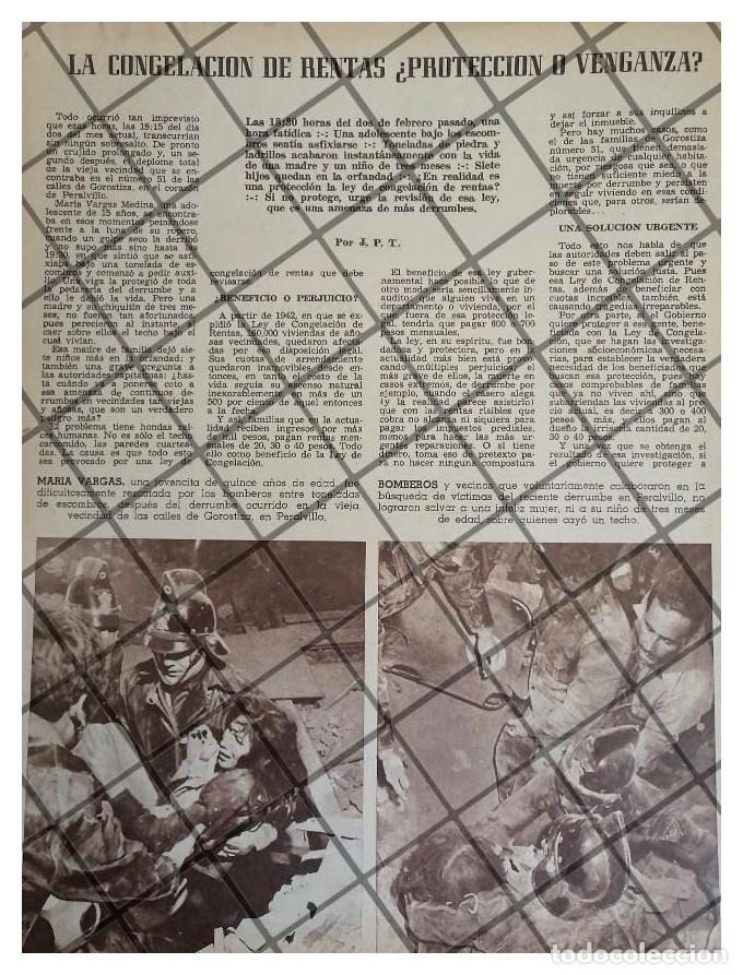 Sammeln von Plakaten: AFICHE RETRO. CONGELACION DE RENTAS EN CDMX 1971 Y MAS