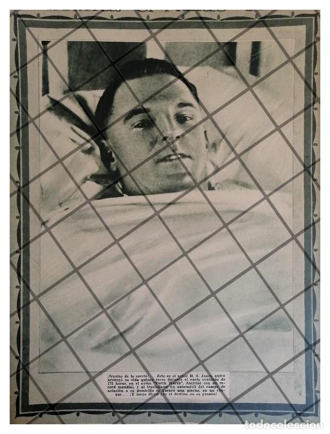 Collezionismo di affissi: AFICHE RETRO PILOTO H.S. JONES HERIDO 1929