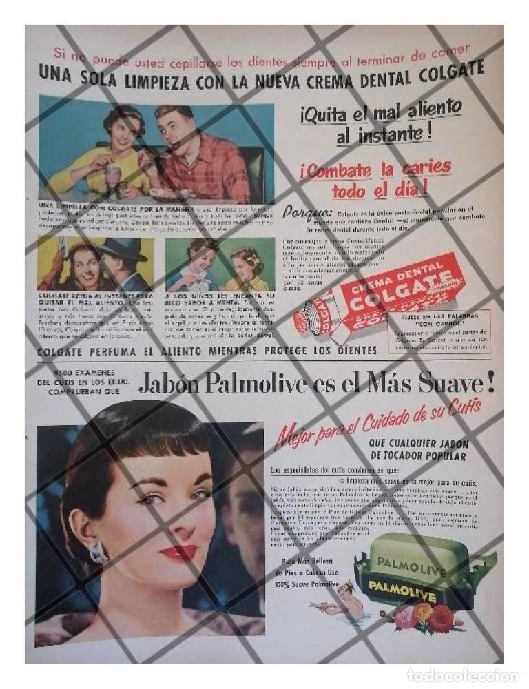 Collezionismo di affissi: AFICHE PUBLICITARIO RETRO COLGATE PALMOLIVE 1959 /8