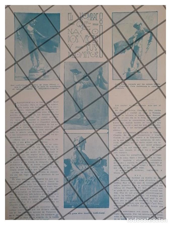 Poster collecting: AFICHE RETRO JUAN FERNANDO OLAGUIBEL Y SUS OBRAS 1922