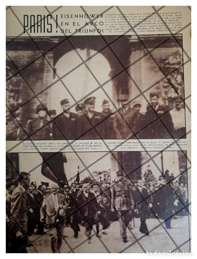 Poster collecting: AFICHE RETRO EL GENERAL. EISENHOWER ENTRA EN PARIS 1944
