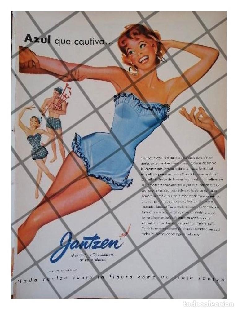 Poster collecting: CARTEL PUBLICITARIO RETRO TRAJES DE BA&Ntilde;O JANTZEN 1965 /4