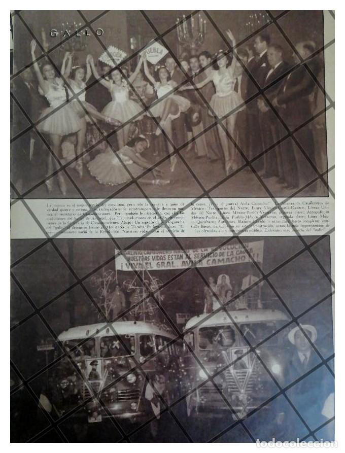 Poster collecting: AFICHE RETRO MITIN POLITICO PRO MANUEL AVILA CAMACHO 1944