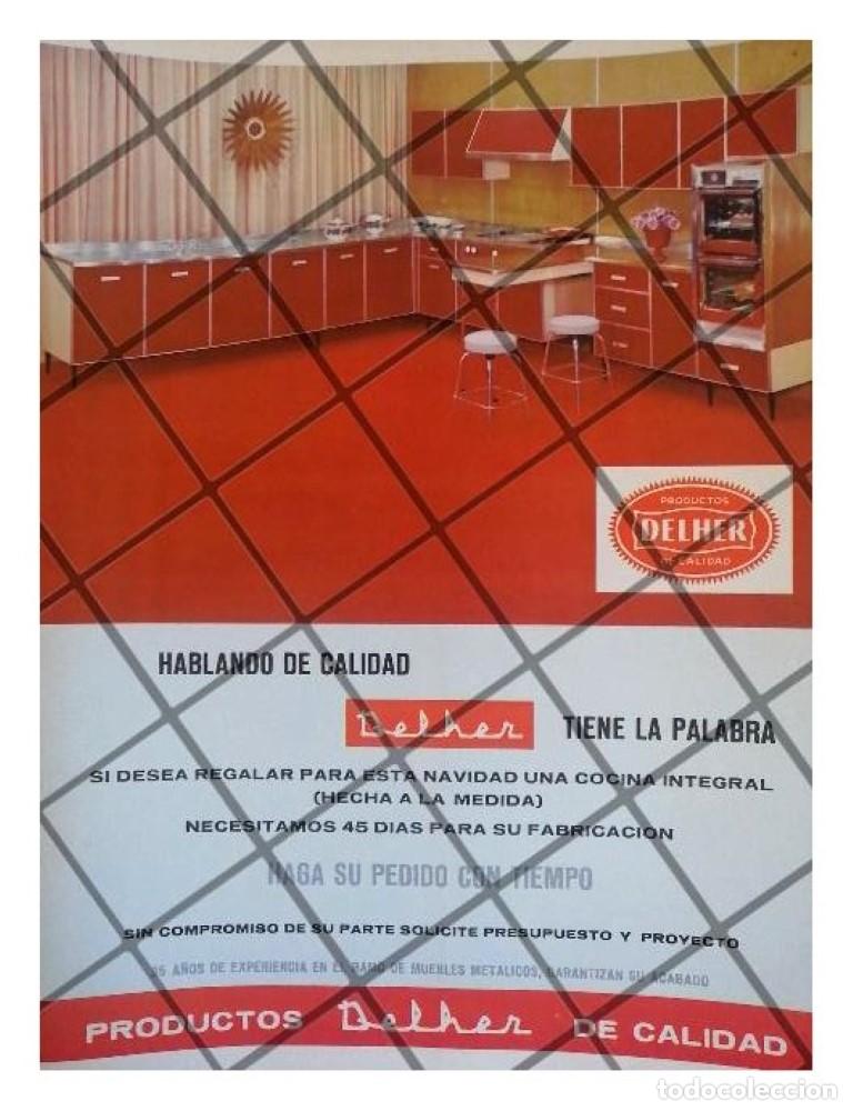 Poster collecting: AFICHE PUBLICITARIO RETRO COCINAS DELHER 1966 /9