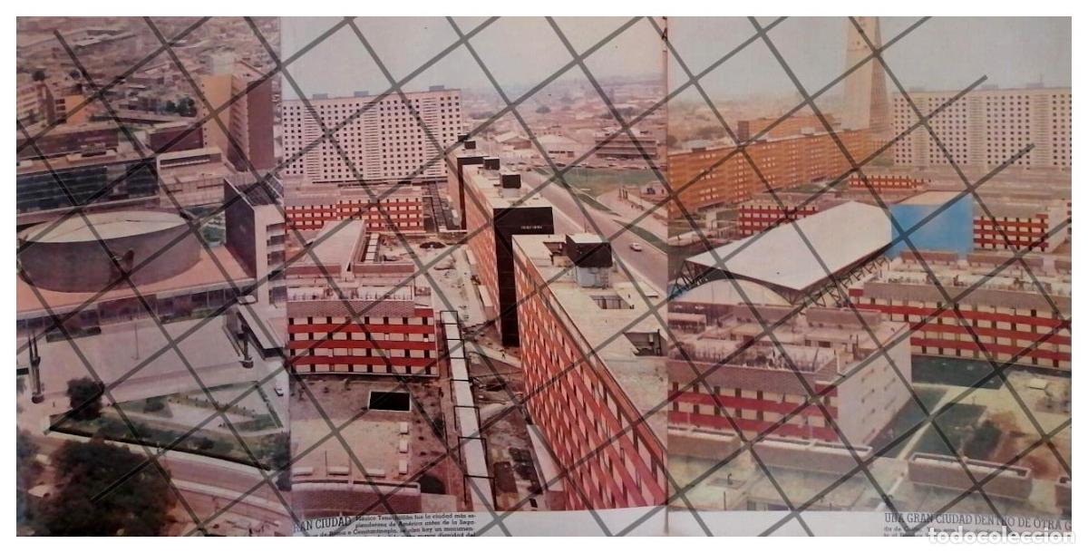 Poster collecting: 3 AFICHES RETRO. LA NUEVA CIUDAD TLATELOLCO 1960s