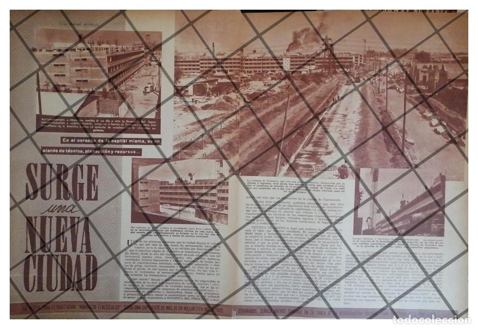 Poster collecting: AFICHE RETRO CONSTRUYEN CIUDAD TLATELOLCO 1961