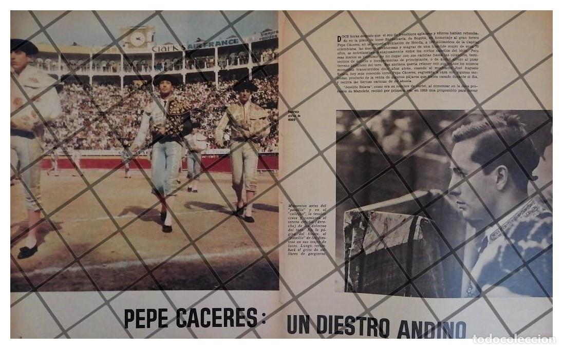 Colecionismo de cartazes: AFICHE RETRO EL TORERO PEPE CACERES 1963
