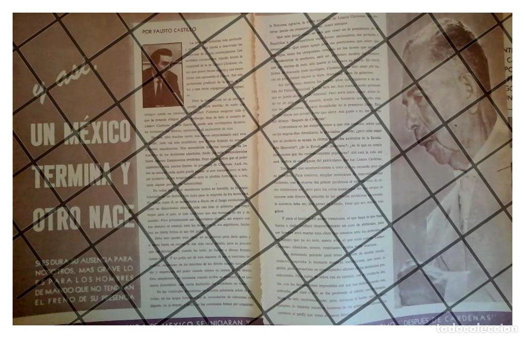 Colecionismo de cartazes: AFICHE RETRO MUERE LAZARO CARDENAS POR: FAUSTO CASTILLO