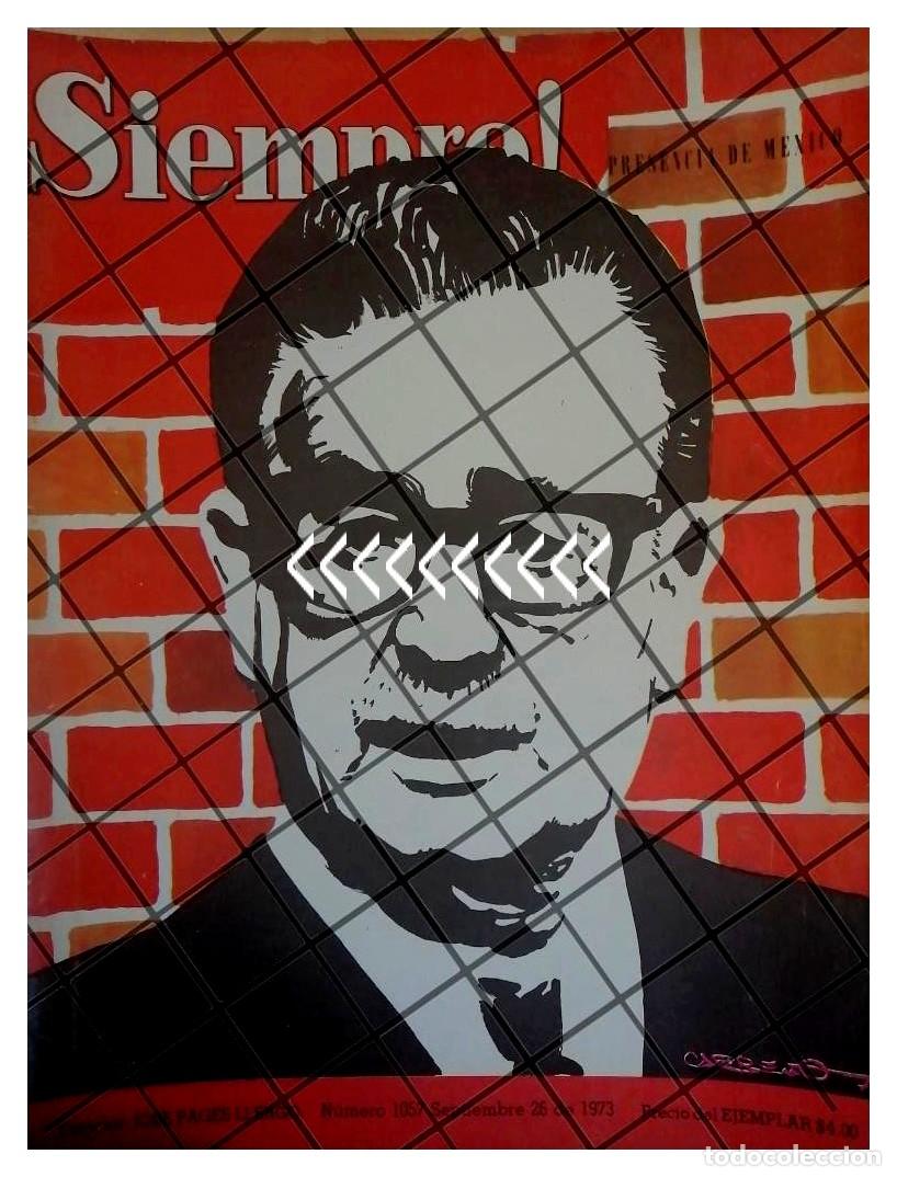 Colecionismo de cartazes: IRONICA PORTADA RETRO ASESINATO DE SALVADOR ALLENDE 1973