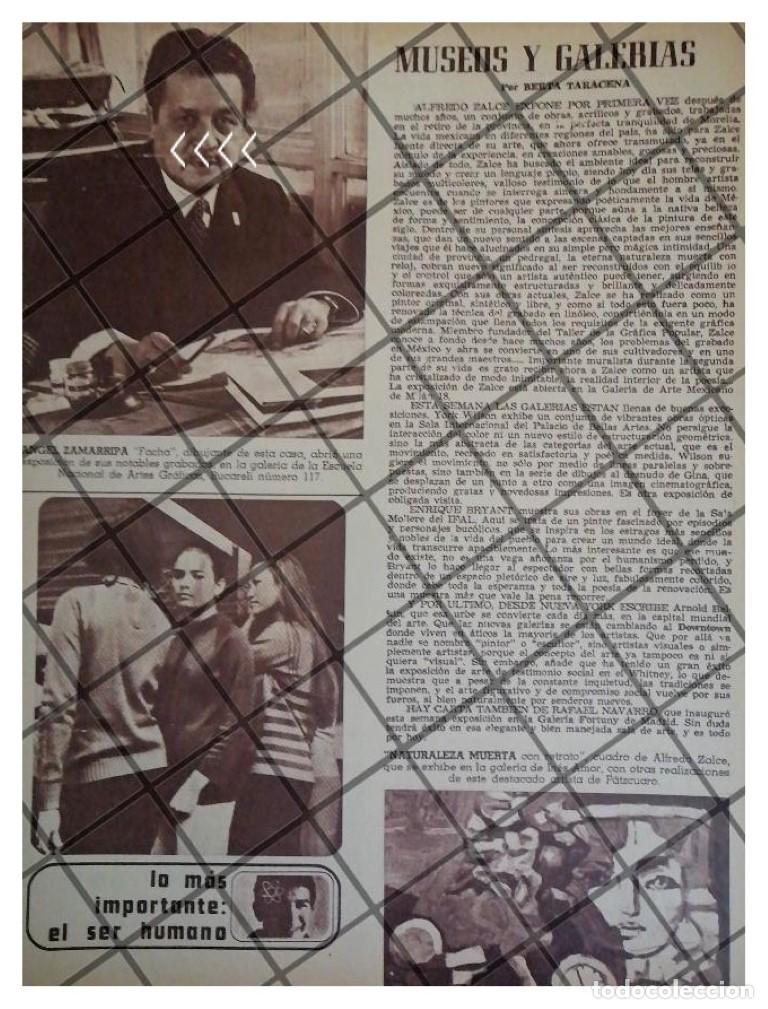 Colecionismo de cartazes: AFICHE RETRO EXPOSICION DIBUJANTE ANGEL ZAMARRIPA 1968