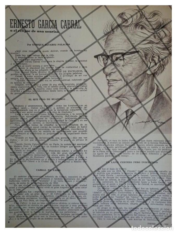 Colecionismo de cartazes: AFICHE RETRO MUERE ERNESTO GARCIA CABRAL 1968