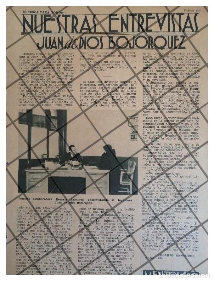 Collectionnisme d'affiches: AFICHE RETRO ROSARIO SANSORES ENTREVISTA A J BOJORQUEZ