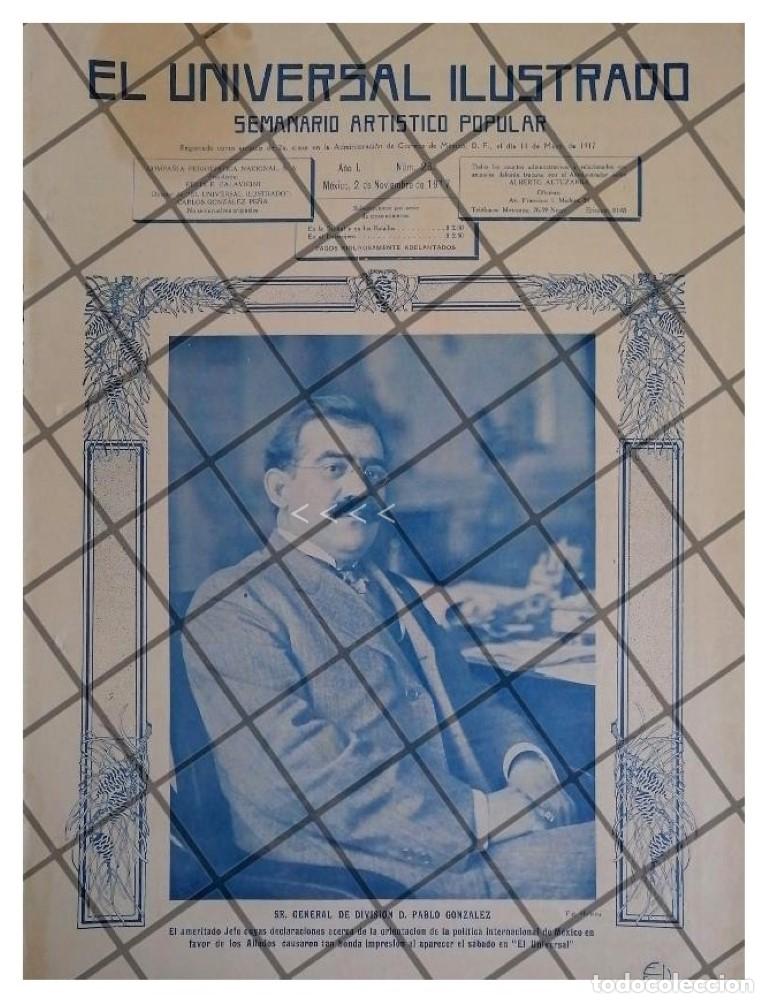 Collectionnisme d'affiches: PORTADA ANTIGUA, GENERAL. PABLO GONZALEZ 1917