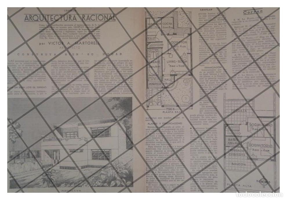 Collectionnisme d'affiches: AFICHE RETRO PLANOS DEL ARQUITECTO VICTOR A. MARTORELL /6