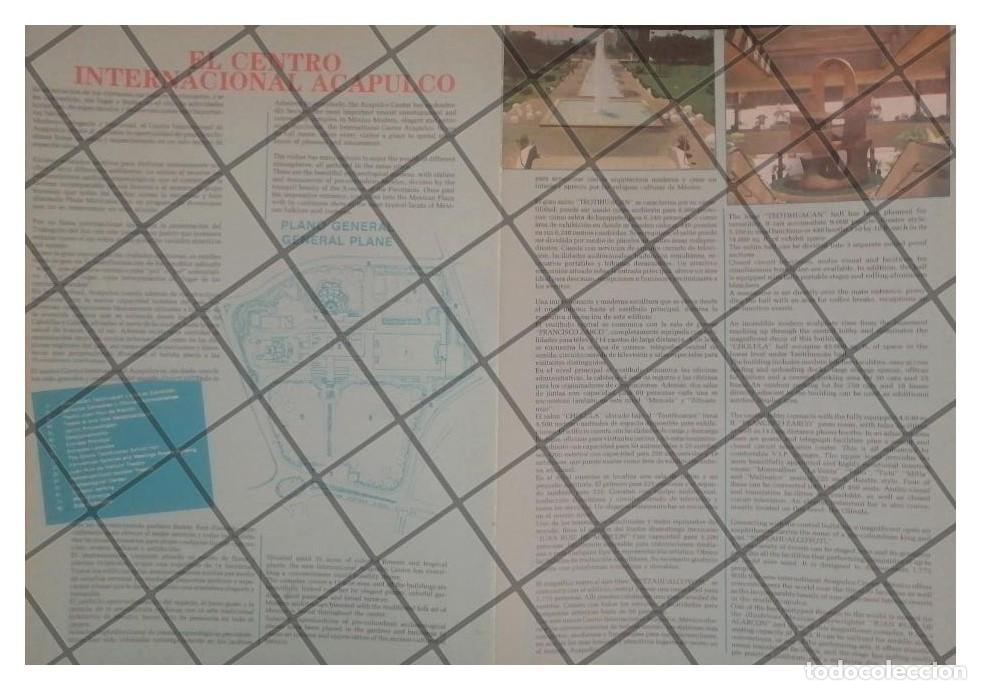 Collectionnisme d'affiches: AFICHE RETRO EL CENTRO INTERNACIONAL ACAPULCO 1987