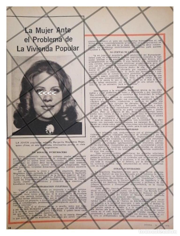 Collectionnisme d'affiches: AFICHE RETRO. ARQ. MARGARITA MAGDALENO ROJAS 1974