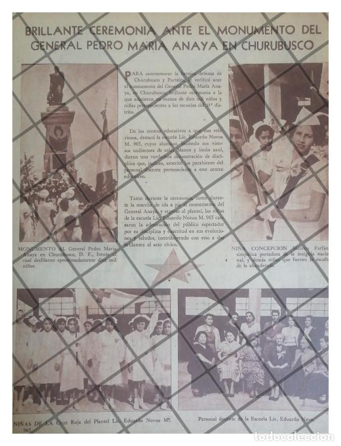 Sammeln von Plakaten: AFICHE RETRO EN EL MONUMENTO A PEDRO ANAYA 1953