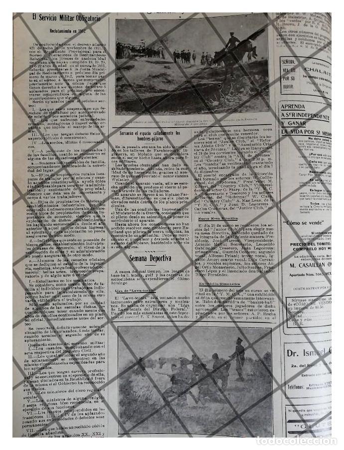 Sammeln von Plakaten: AFICHE RETRO. SERVICIO MILITAR OBLIGATORIO Y MAS 1912