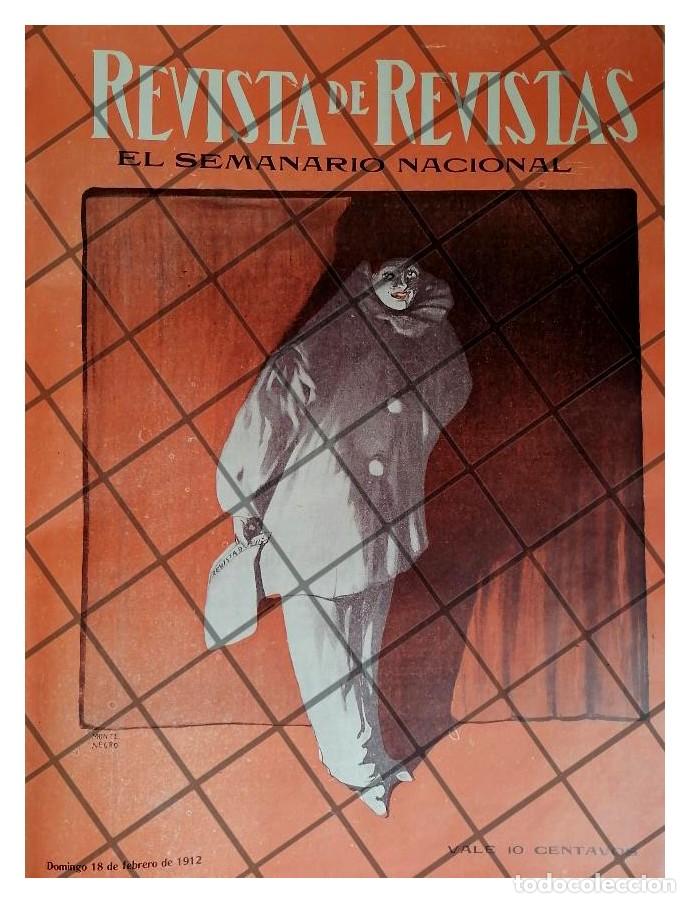 Collezionismo di affissi: PORTADA ANTIGUA 1912 DE ROBERTO MONTENEGRO /PAYASITO