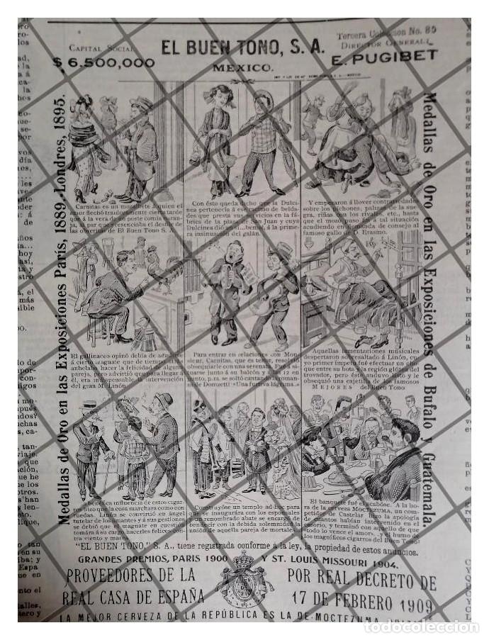 Collezionismo di affissi: TIRA COMICA ANTIGUA CIGARRERA EL BUEN TONO 1912 /43