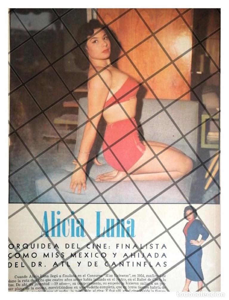 Collezionismo di affissi: AFICHE RETRO. INICIOS ACTRIZ ALICIA LUNA 1956