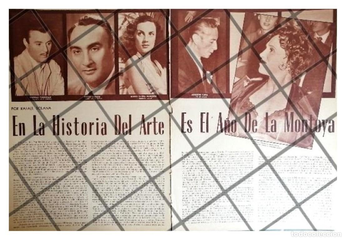 Collezionismo di affissi: AFICHE RETRO HONRAN A MARIA TERESA MONTOYA 1956