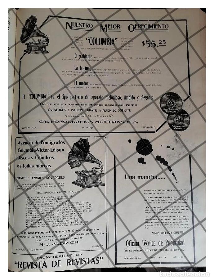 Collezionismo di affissi: CARTEL PUBLICITARIO ANTIGUO GRAMOFONOS COLUMBIA 1912 /6