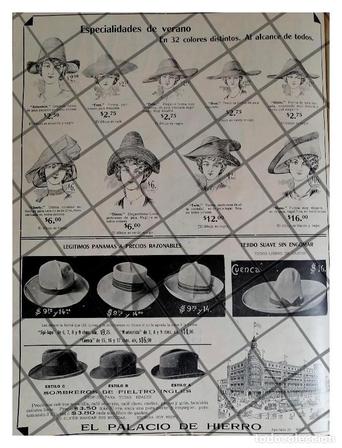 Collezionismo di affissi: PUBLICIDAD ANTIGUA TIENDA EL PALACIO DE HIERRO 1912 /137