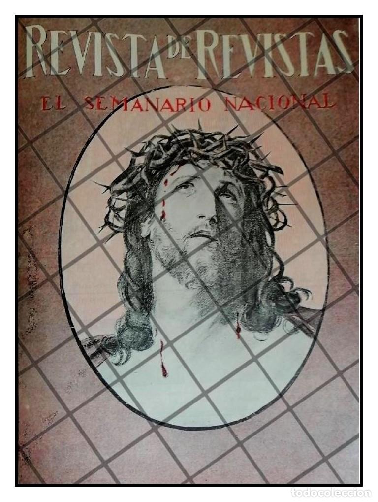 Sammeln von Plakaten: PORTADA ANTIGUA LA PASION DE CRISTO 1912