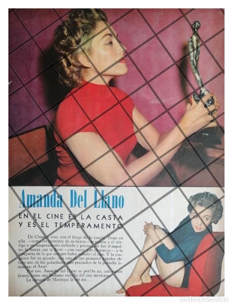 Sammeln von Plakaten: AFICHE RETRO INICIA ACTRIZ. AMANDA LLANO SERRANO 1955