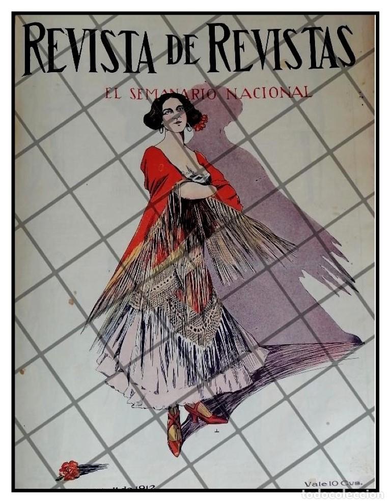 Sammeln von Plakaten: PORTADA ANTIGUA 1912 BAILADORA FLAMENCA