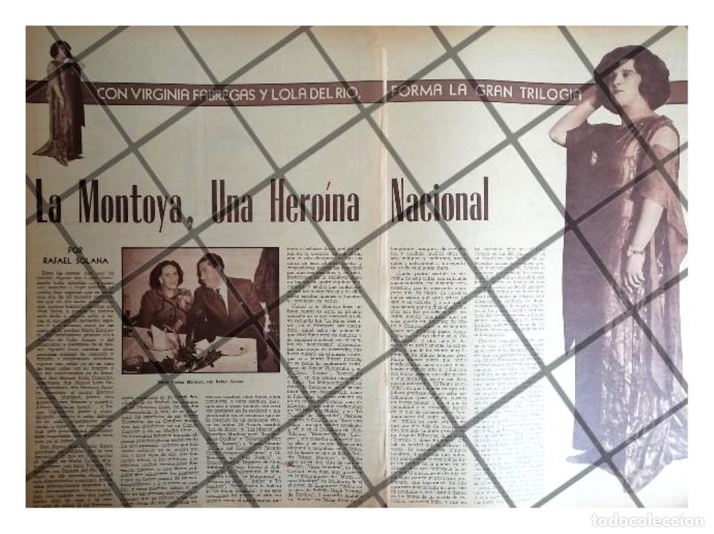 Sammeln von Plakaten: AFICHE RETRO R. SOLANA A MARIA TERESA MONTOYA 1957
