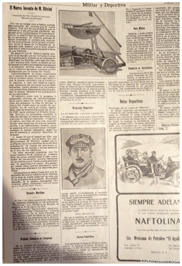 Sammeln von Plakaten: AFICHE RETRO INVENTO DE LOUIS BLERIOT 1912