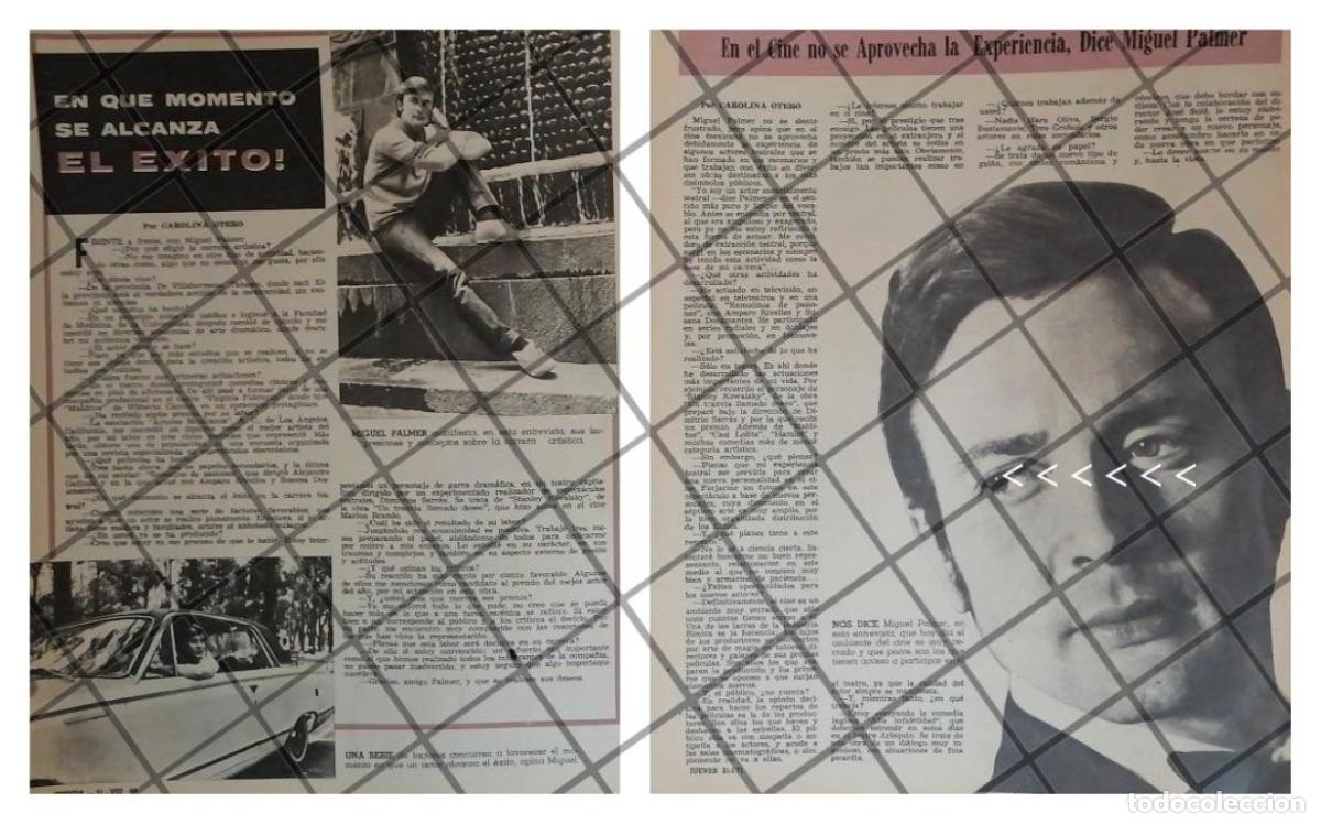 Sammeln von Plakaten: AFICHE ANTIGUO INICIOS DEL ACTOR MIGUEL PALMER 1969-71