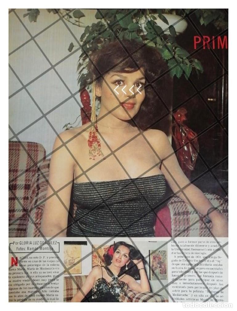 Sammeln von Plakaten: AFICHE RETRO. LA ACTRIZ MARIA DE MONTECARLO 1981