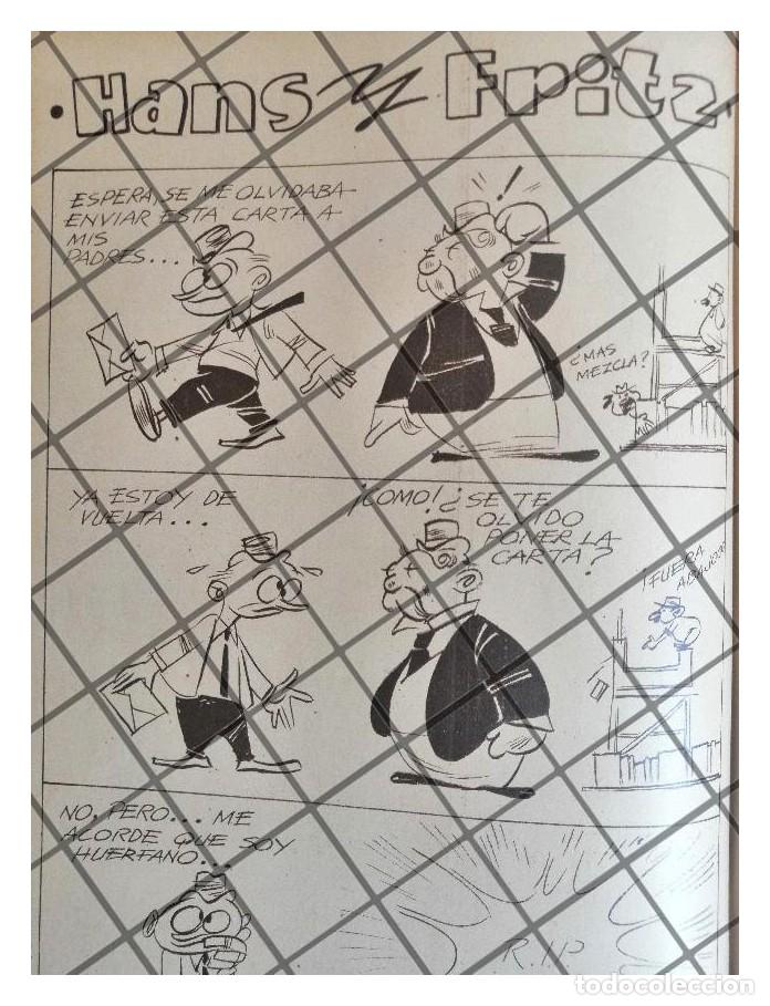 Sammeln von Plakaten: RARA TIRA COMICA ANTIGUA 1941 HANS Y FRITZ /ANGEL ZAMARRIPA 9