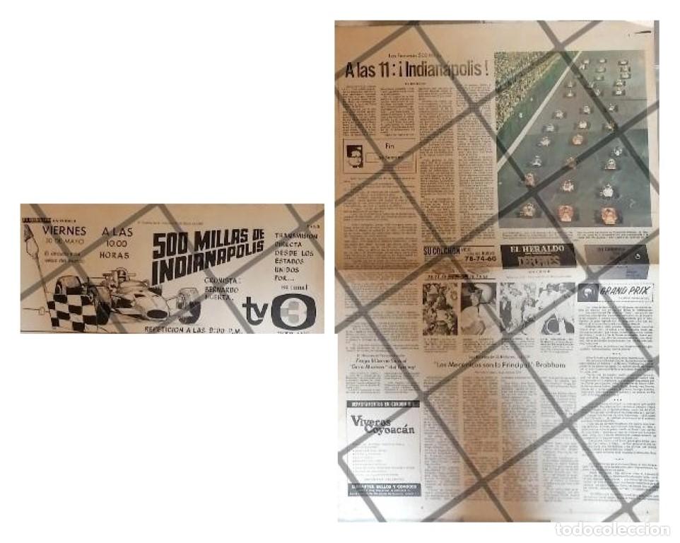 Sammeln von Plakaten: AFICHE RETRO 500 MILLAS DE INDIANAPOLIS 1969