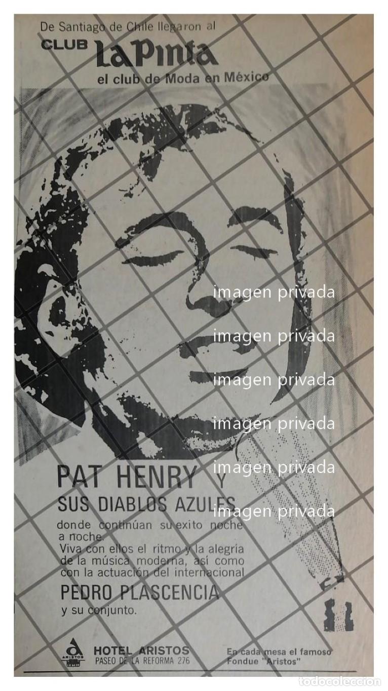 Sammeln von Plakaten: AFICHE RETRO PAT HENRY Y SUS DIABLOS AZULEZ, Hotel Aristos