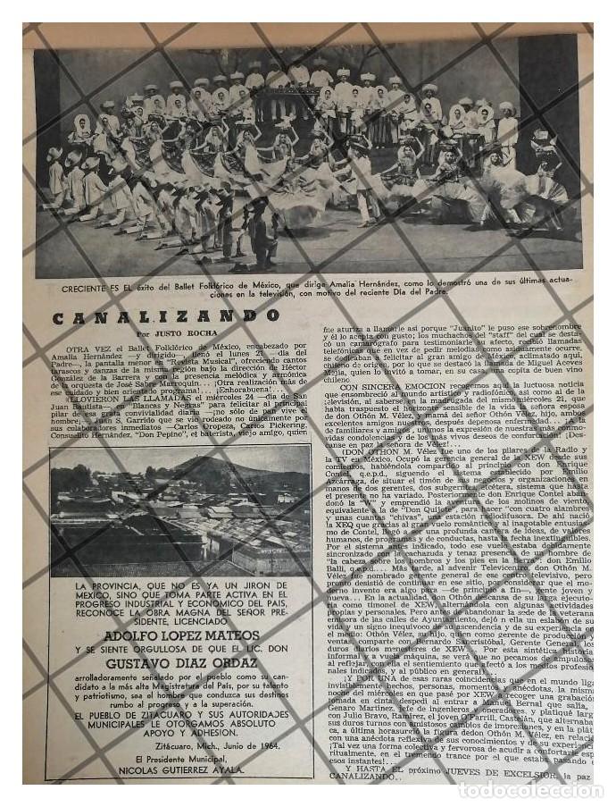 Sammeln von Plakaten: AFICHE RETRO AMALIA HERNANDEZ. BALLET FOLKLORICO MEXICO