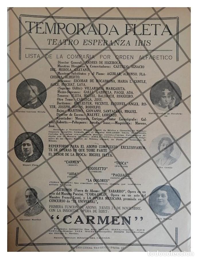 Sammeln von Plakaten: CARTEL ANTIGUO TEMPORADA DEL TEATRO IRIS 1922