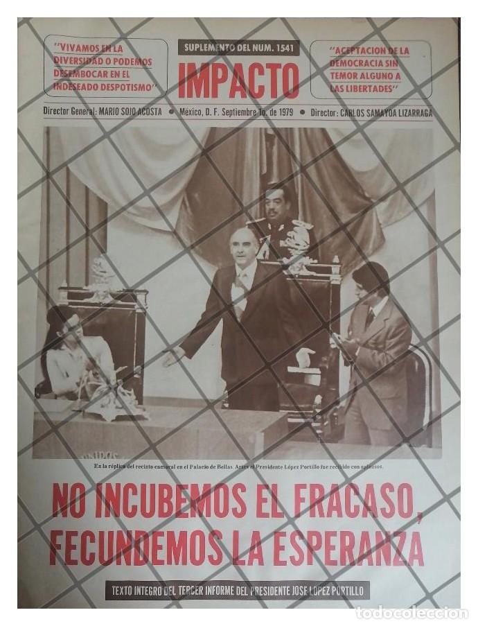 Collectionnisme d'affiches: AFICHE POLITICO RETRO. BEATRIZ PAREDEZ, LOPEZ PORTILLO 1979