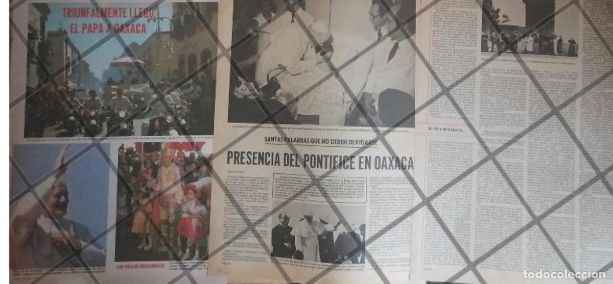 Collectionnisme d'affiches: AFICHE RETRO EL PAPA JUAN PABLO EN OAXACA 1979